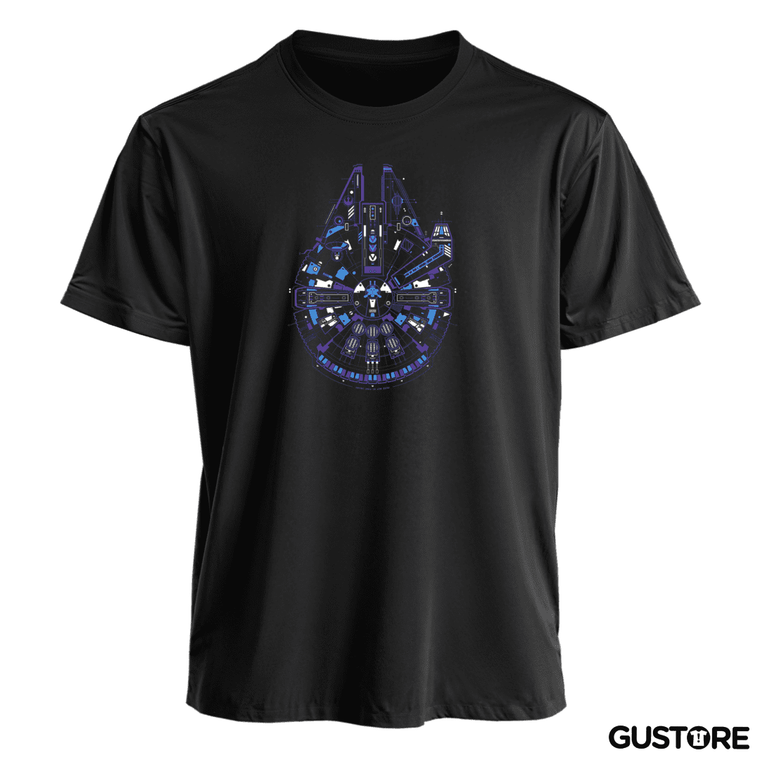 Polera Halcon milenario full color