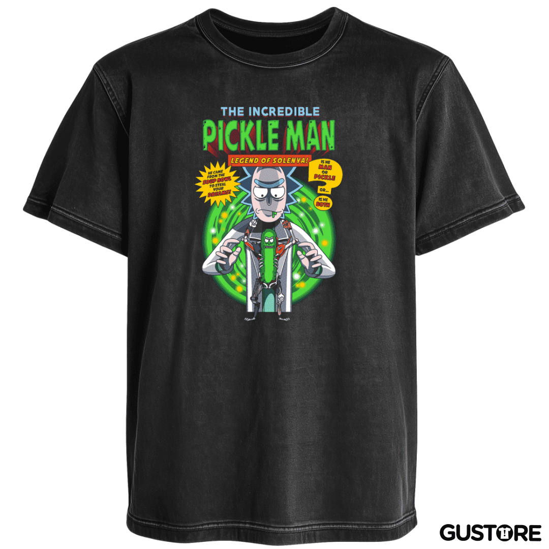 Polera desgastada Pickle man
