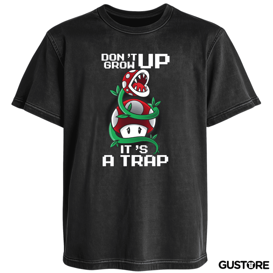 Polera desgastada Its a trap