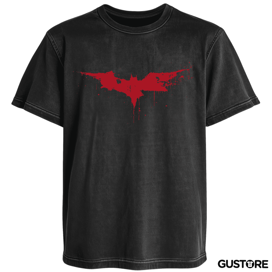 Polera desgastada El Murcielago - Logo Nolan