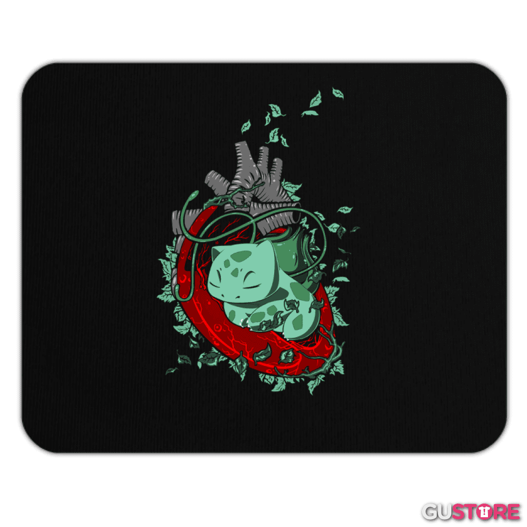 Mousepad corazon bulbasaur