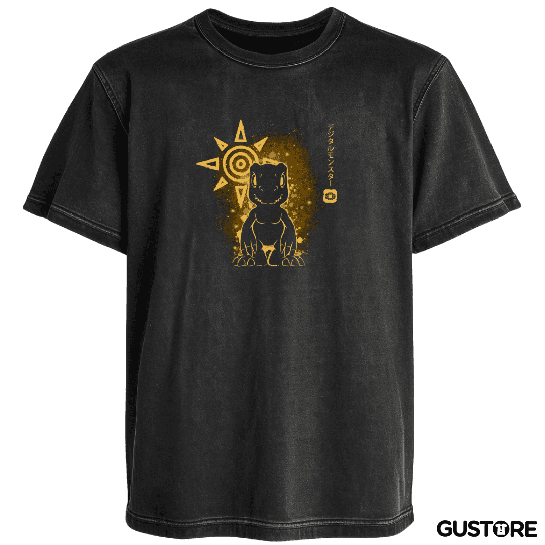Polera desgastada Agumon 
