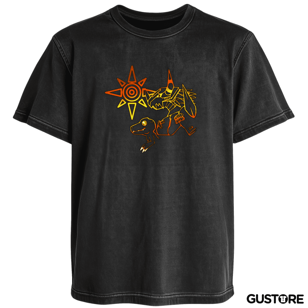 Polera desgastada Agumon nro 3