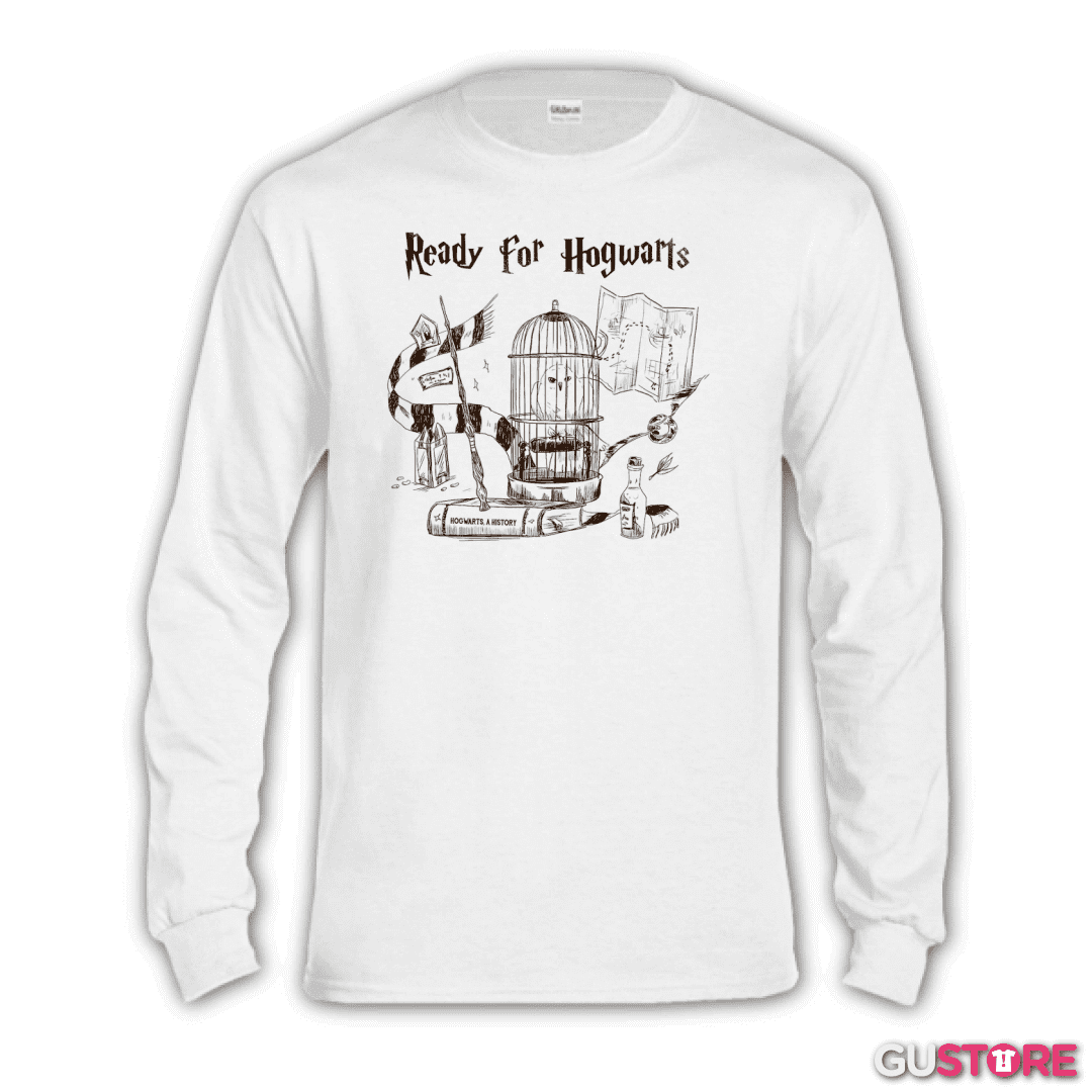 Polera manga larga Ready for hogwarts