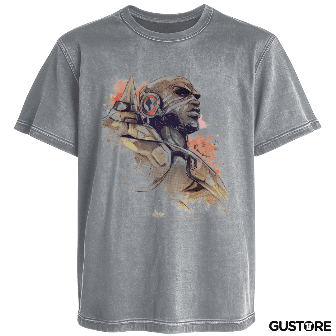 Polera desgastada Doomfist Full Color