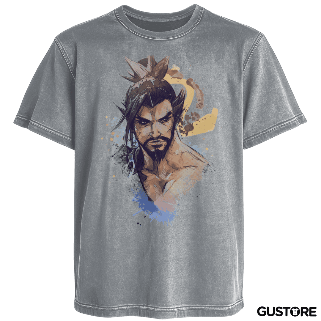 Polera desgastada Hanzo Full Color 