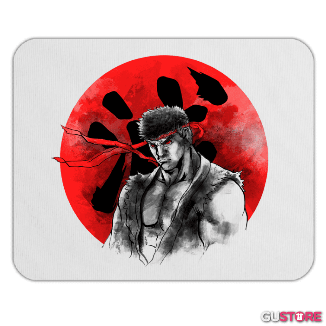 Mousepad Ryu circulo rojo