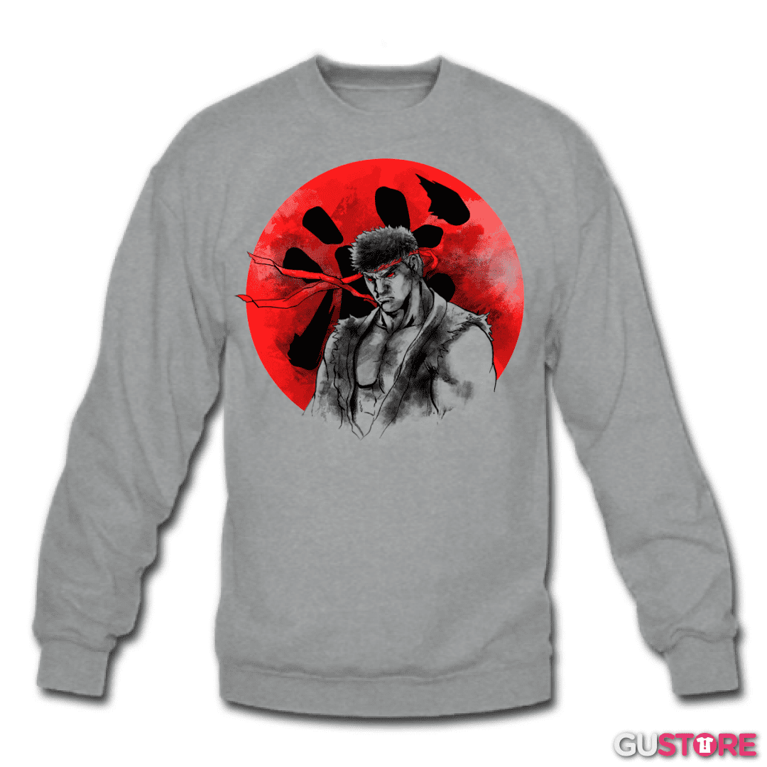 Poleron polo Ryu circulo rojo