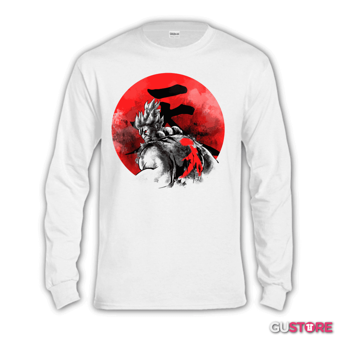 Polera manga larga Akuma Circulo Rojo