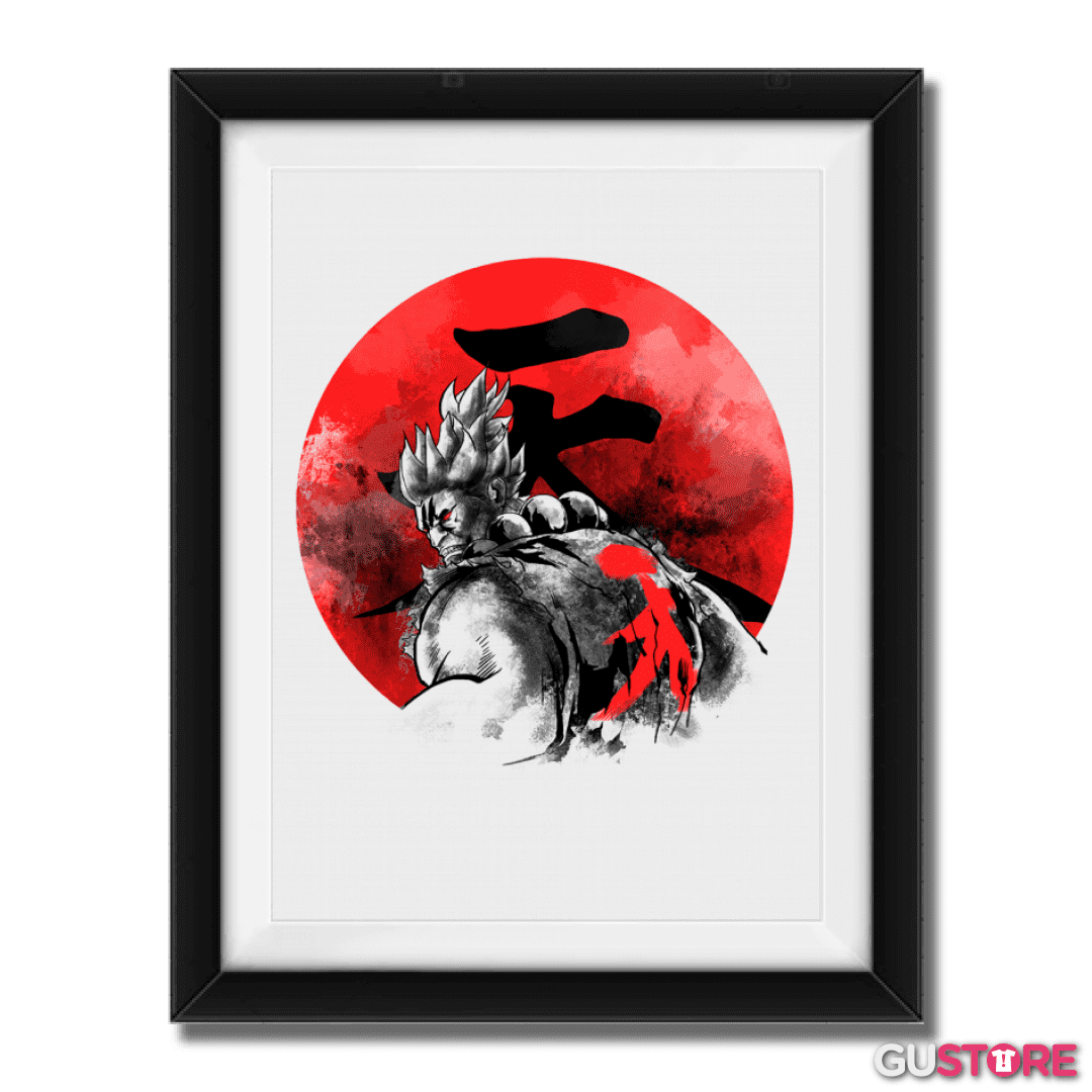 Cuadro decorativo Akuma Circulo Rojo