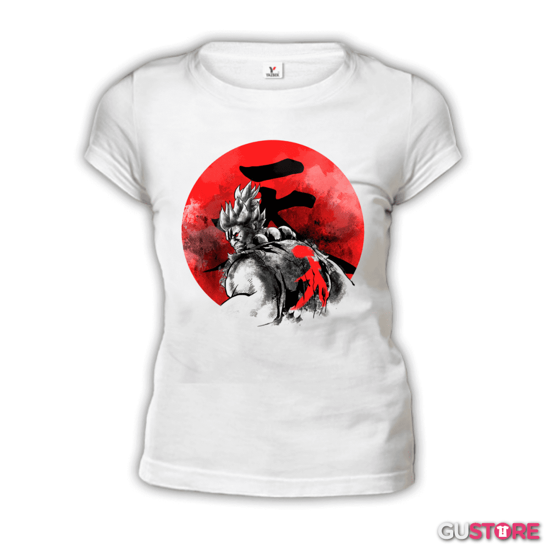 Polera de Mujer Akuma Circulo Rojo