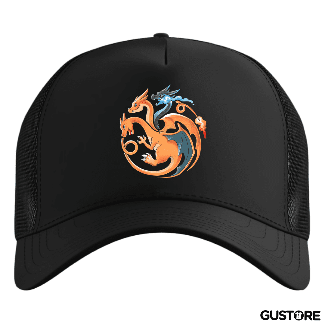 Gorro charizard tres cabezas 