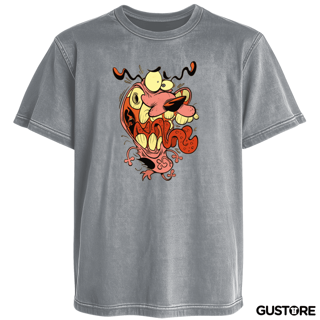 Polera desgastada Coraje