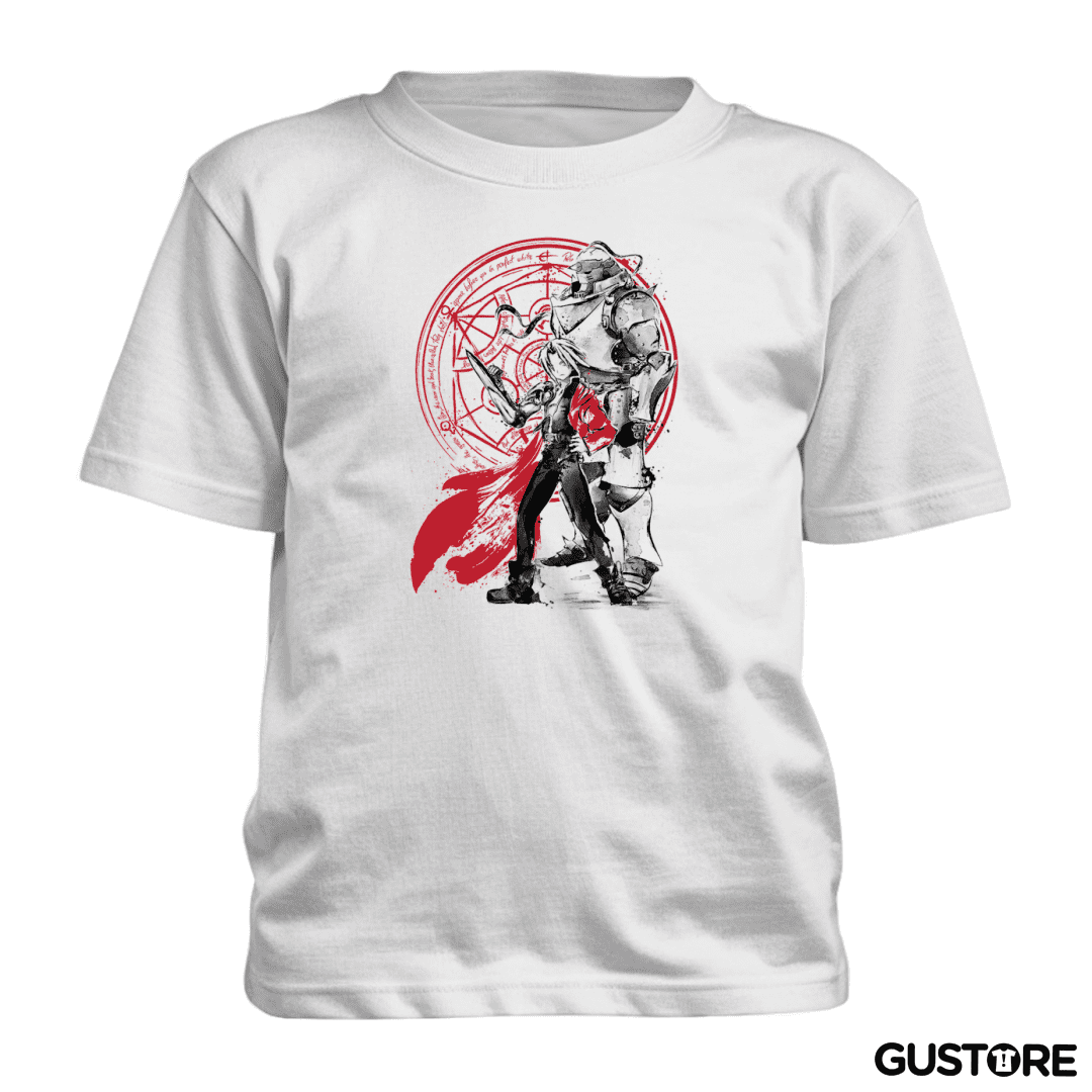 Polera de niño full metal Elric Brothers