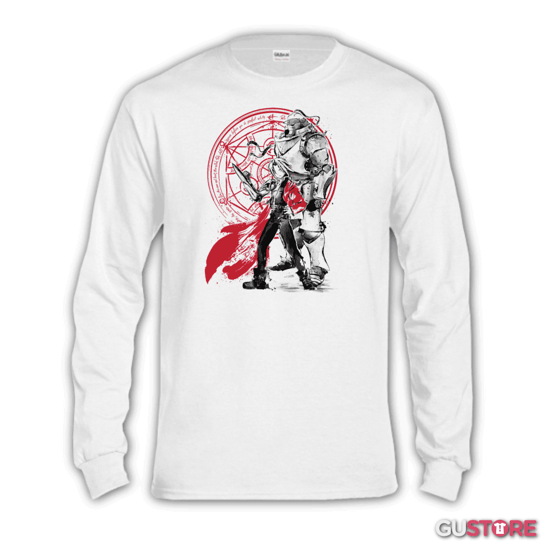 Polera manga larga full metal Elric Brothers