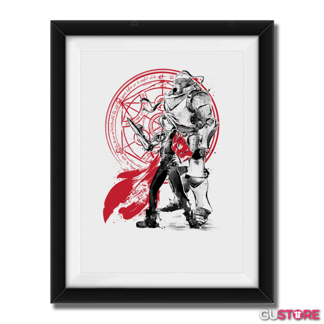 Cuadro decorativo full metal Elric Brothers
