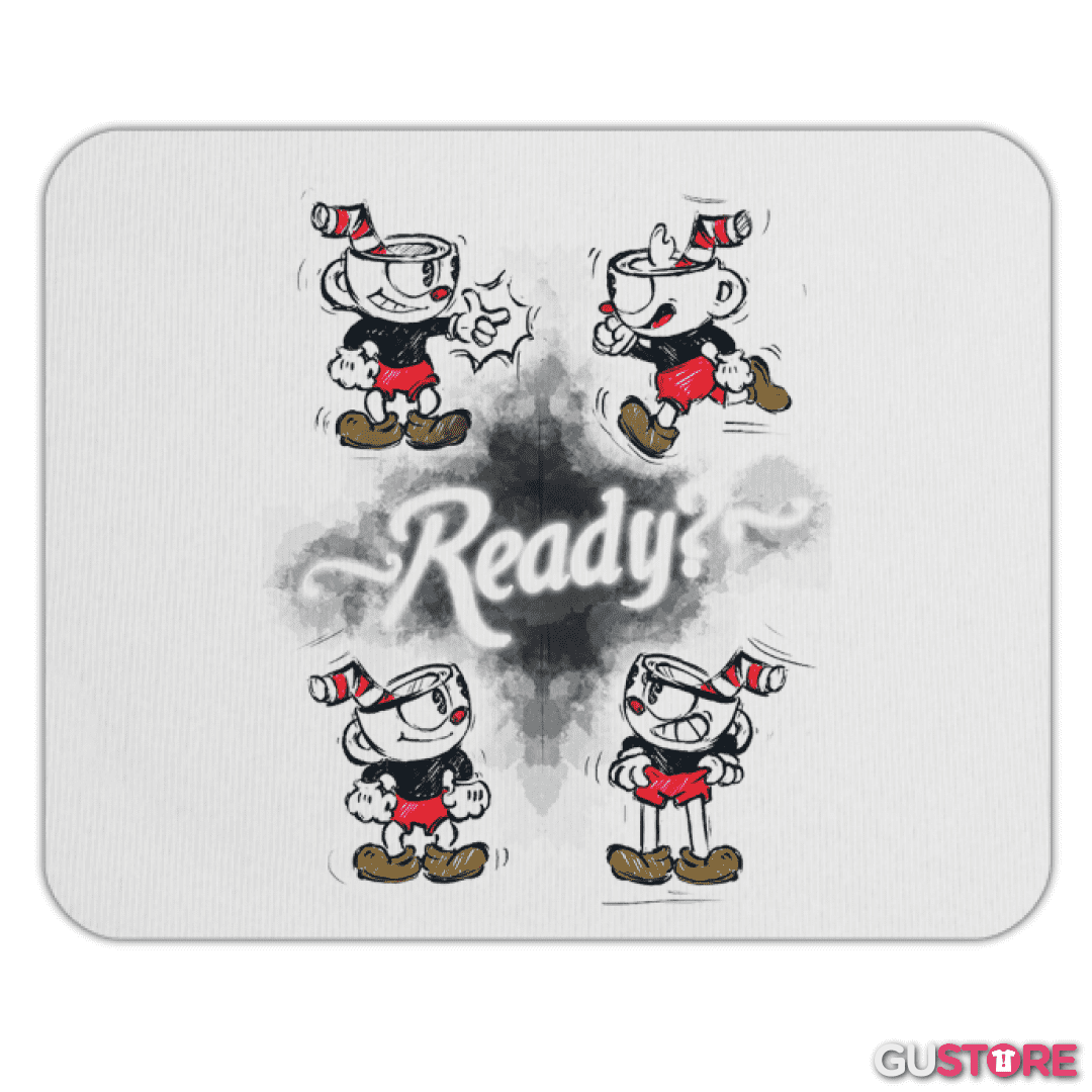 Mousepad Cuphead Ready