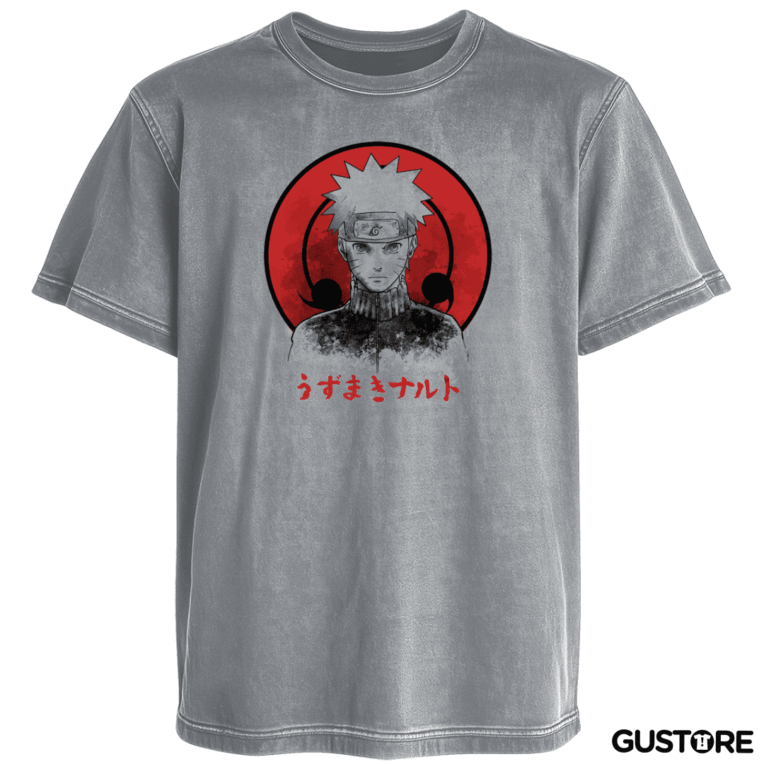 Polera desgastada Naruto 