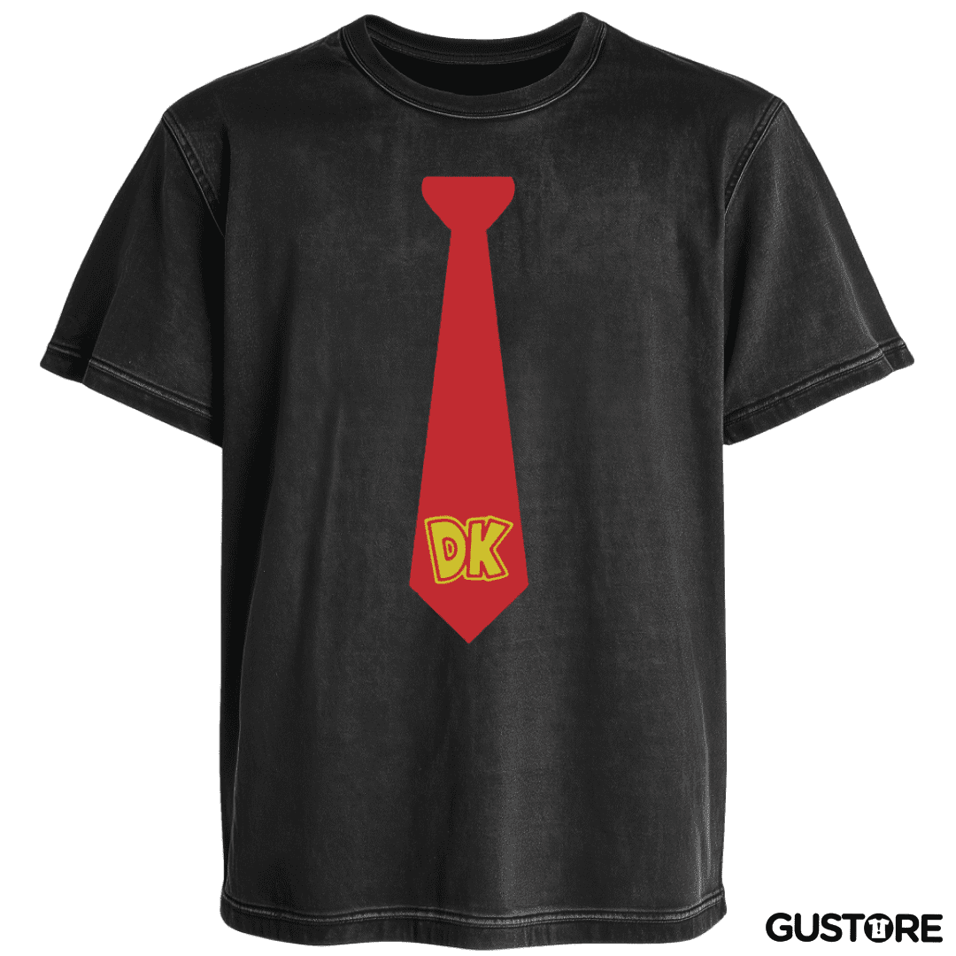 Polera desgastada Corbata donkey kong