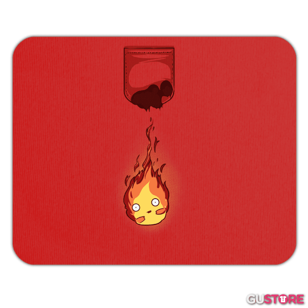 Mousepad castillo ambulante fueguito bolsillo