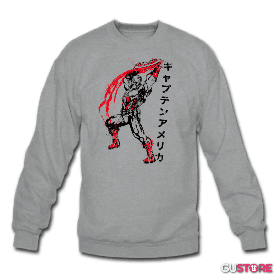 Poleron polo Capitan America Japones