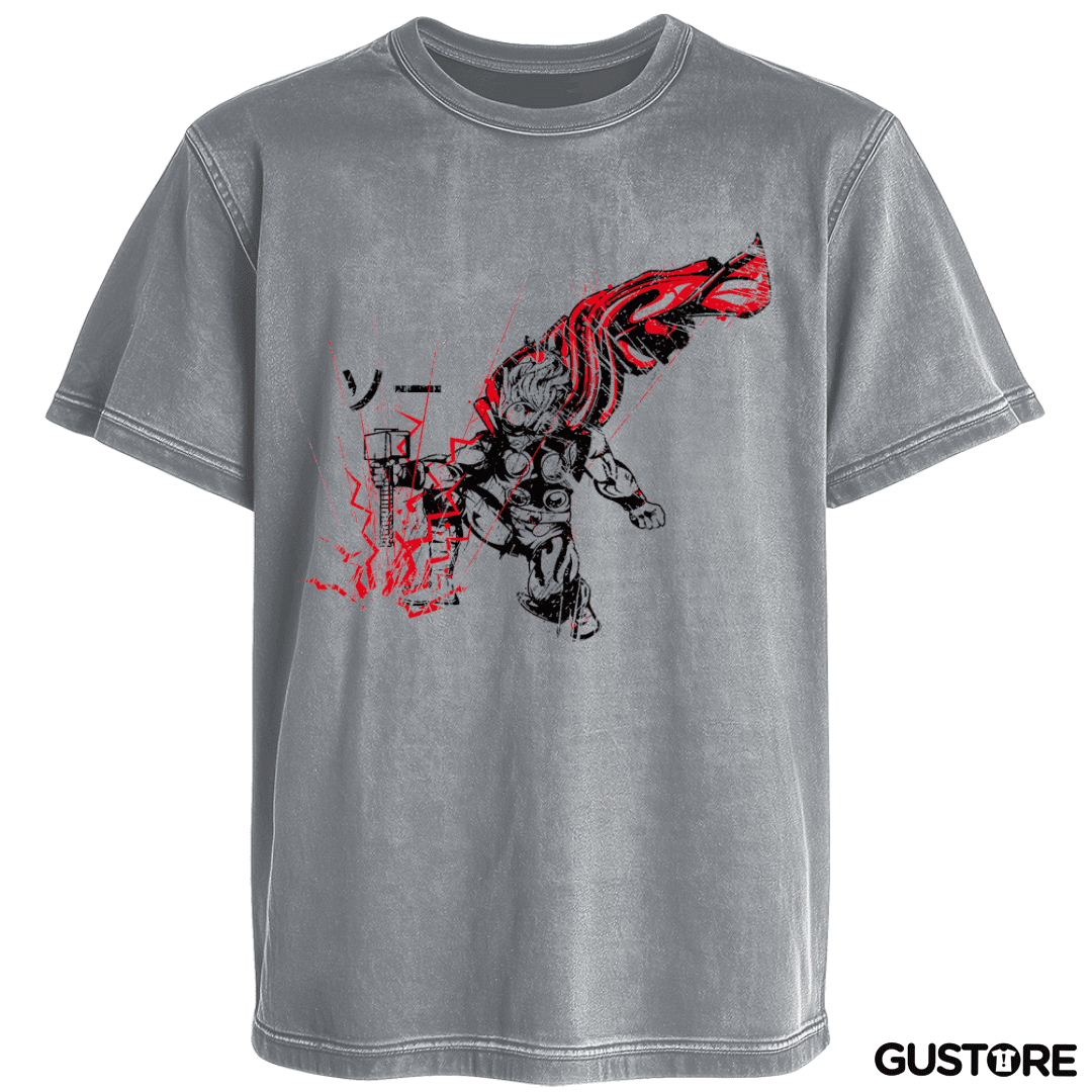 Polera desgastada Thor Japones