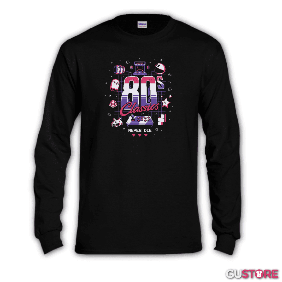Polera manga larga 80 classics