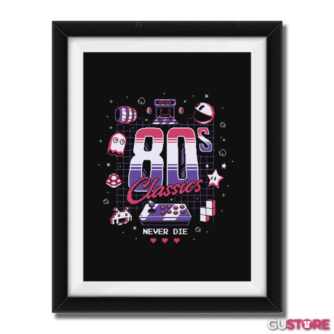 Cuadro decorativo 80 classics