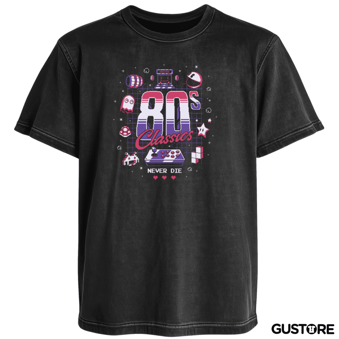 Polera desgastada 80 classics