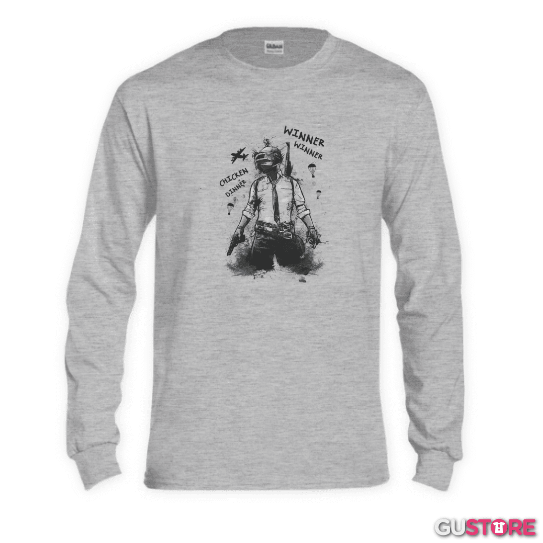 Polera manga larga Pubg chicken dinner