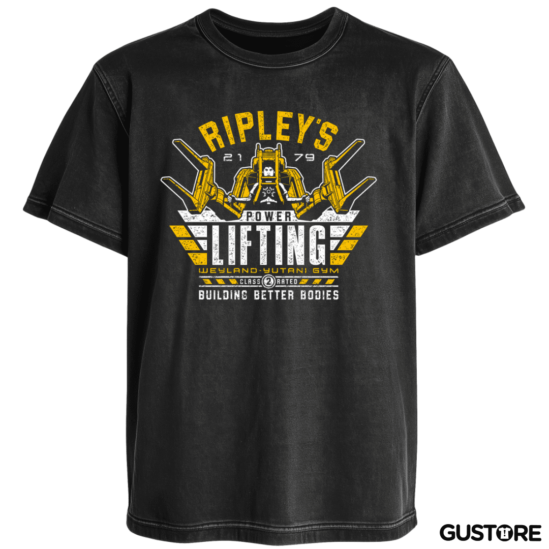 Polera desgastada Ripley Alien