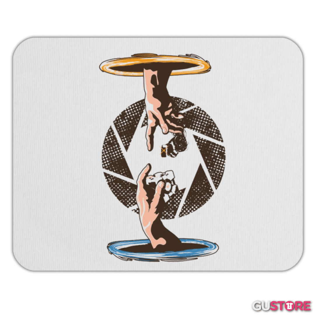 Mousepad Portal Hands
