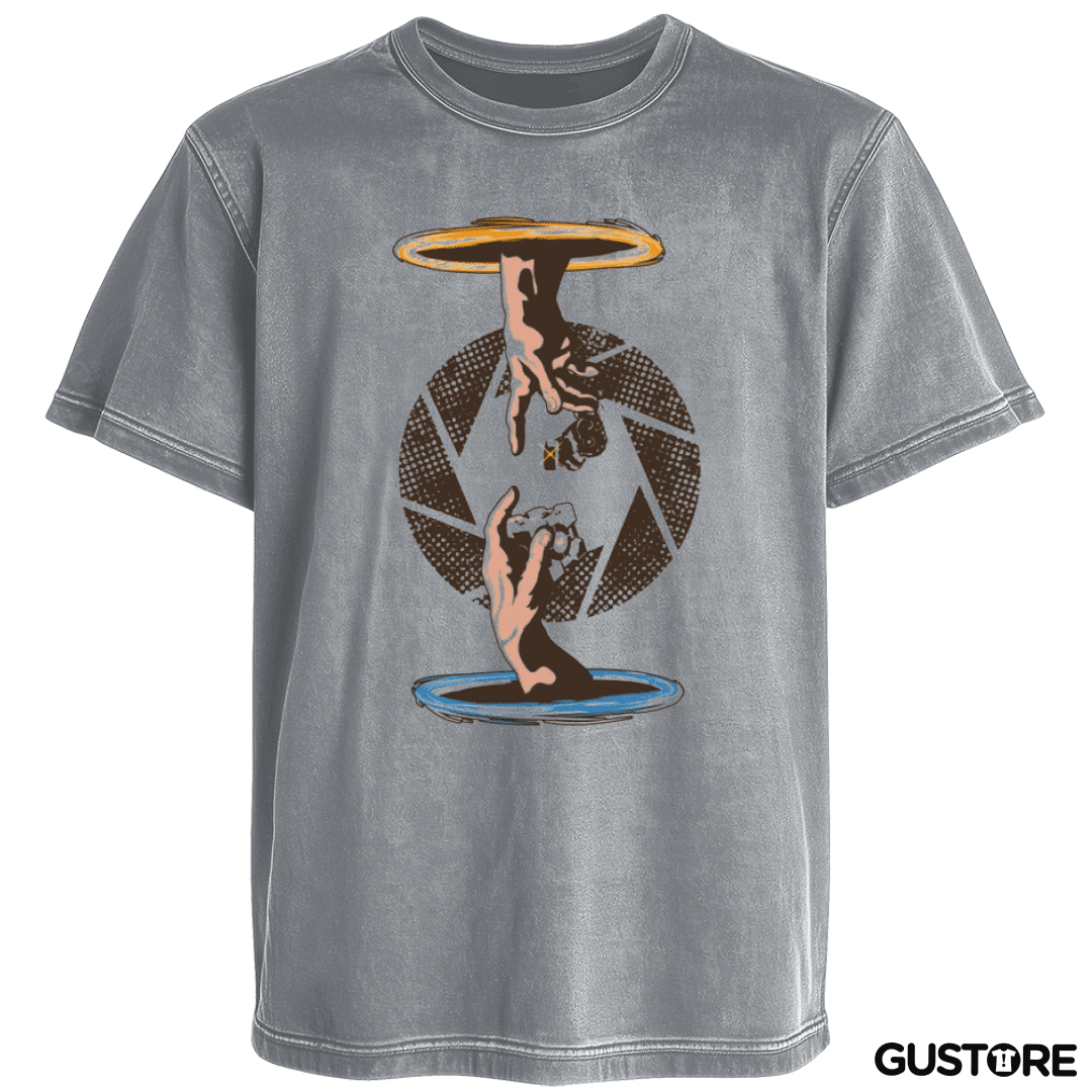 Polera desgastada Portal Hands