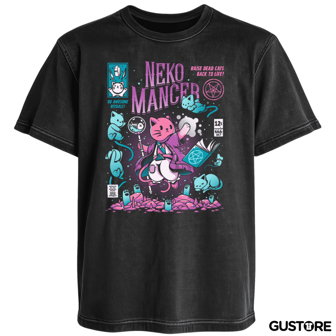 Polera desgastada Neko Mancer 