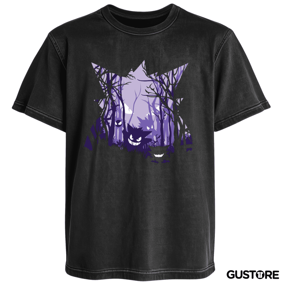 Polera desgastada big gengar
