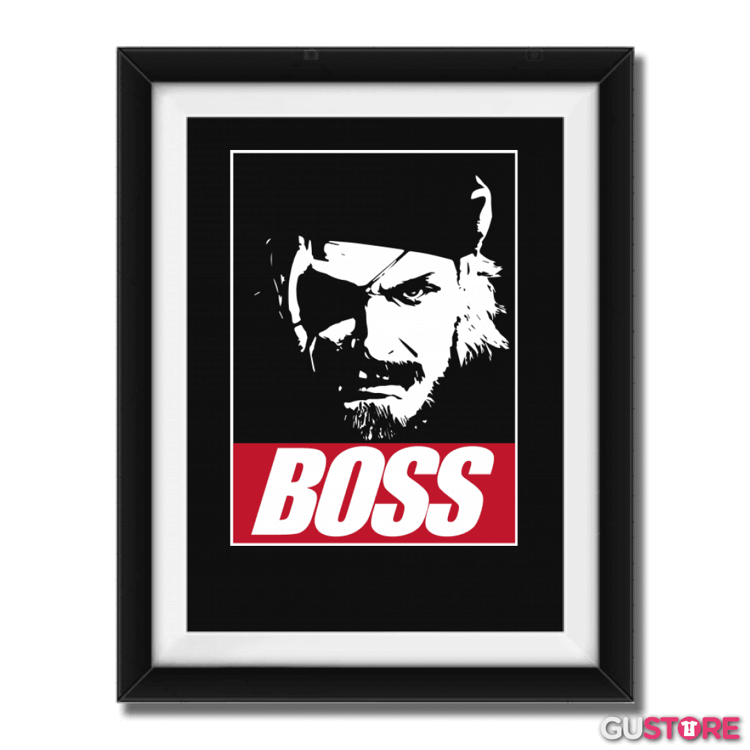 Cuadro decorativo Solid Snake - Boss