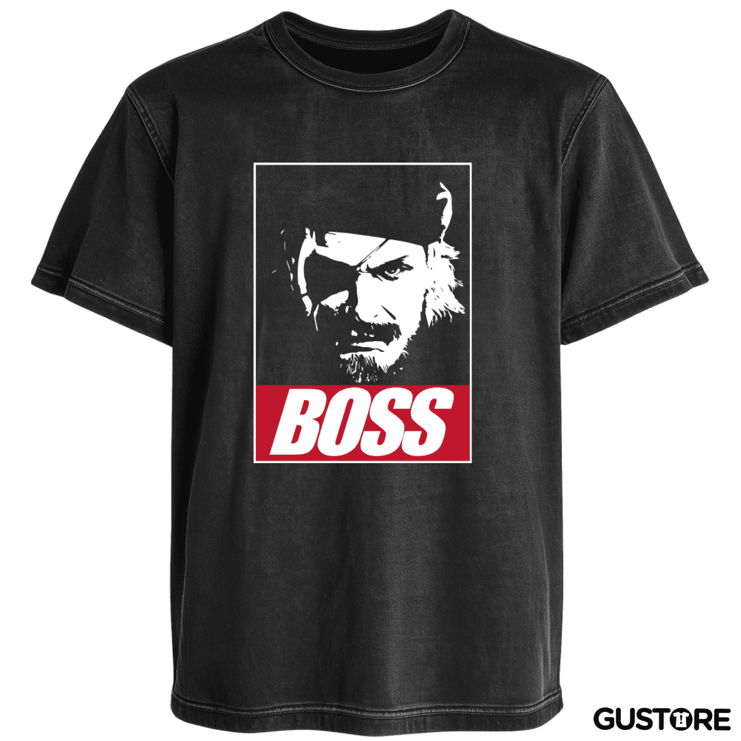 Polera desgastada Solid Snake - Boss