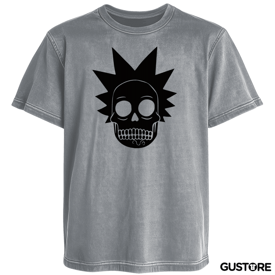 Polera desgastada Skull rick