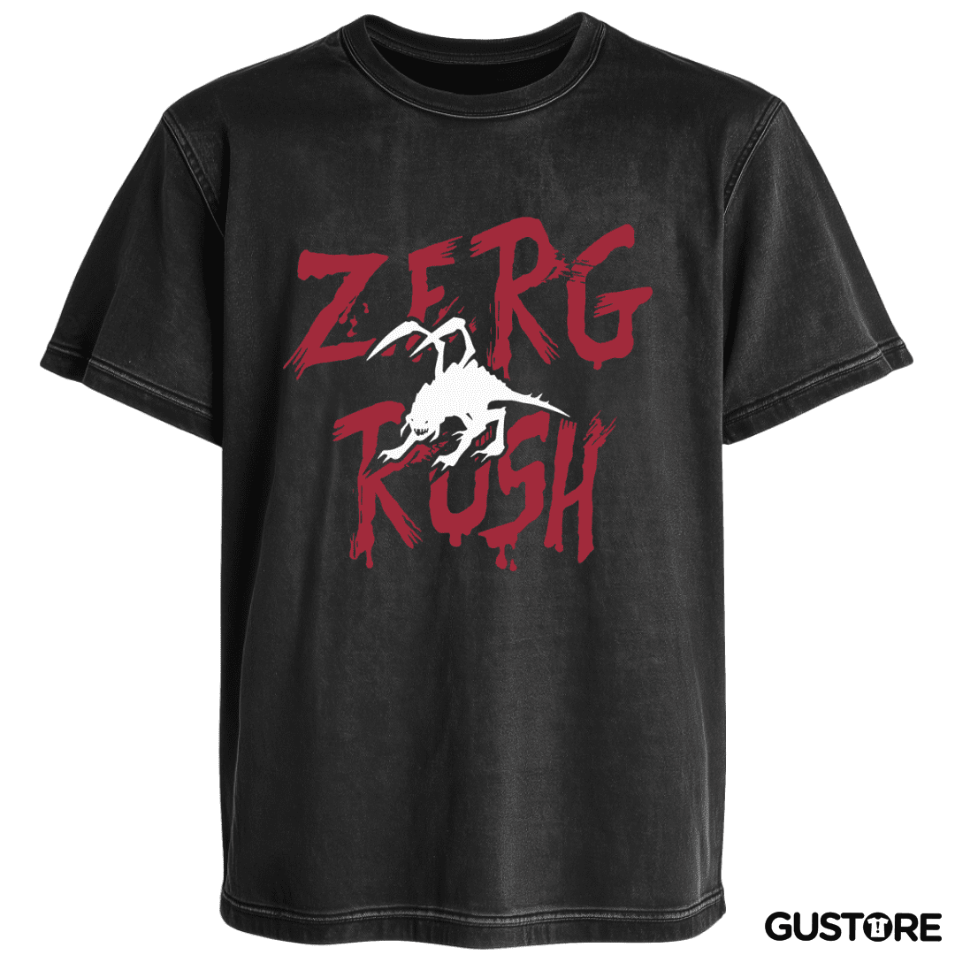 Polera desgastada StarCraft - Zerg Rush