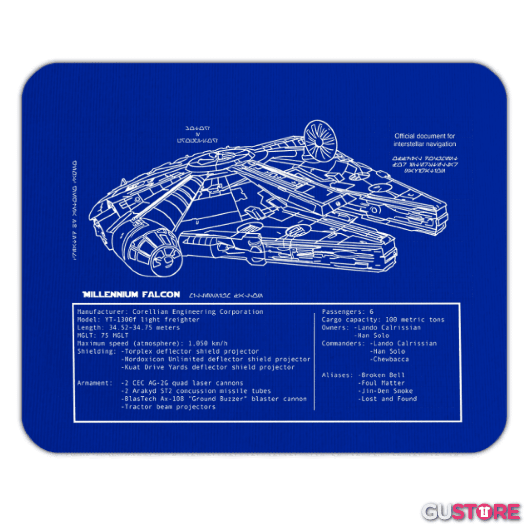 Mousepad Halcón milenario 2
