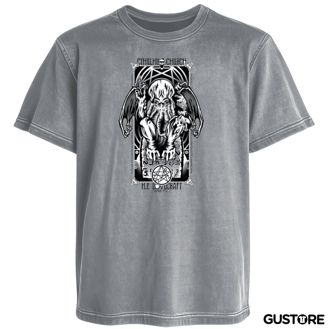 Polera desgastada Cthulhu 4