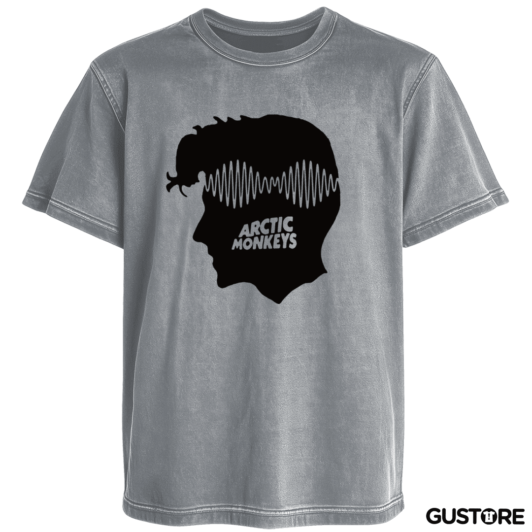 Polera desgastada artic monkeys perfil