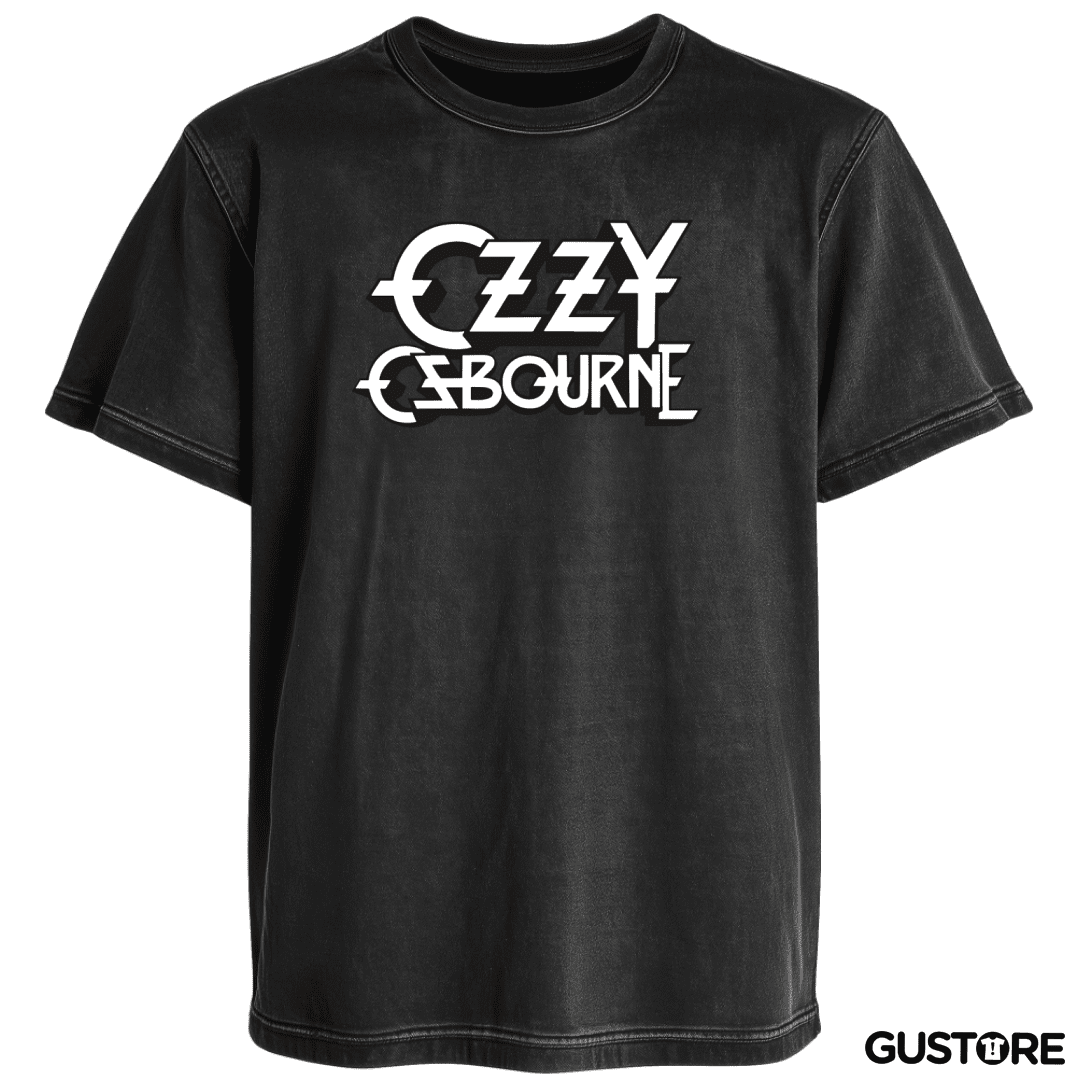 Polera desgastada ozzy