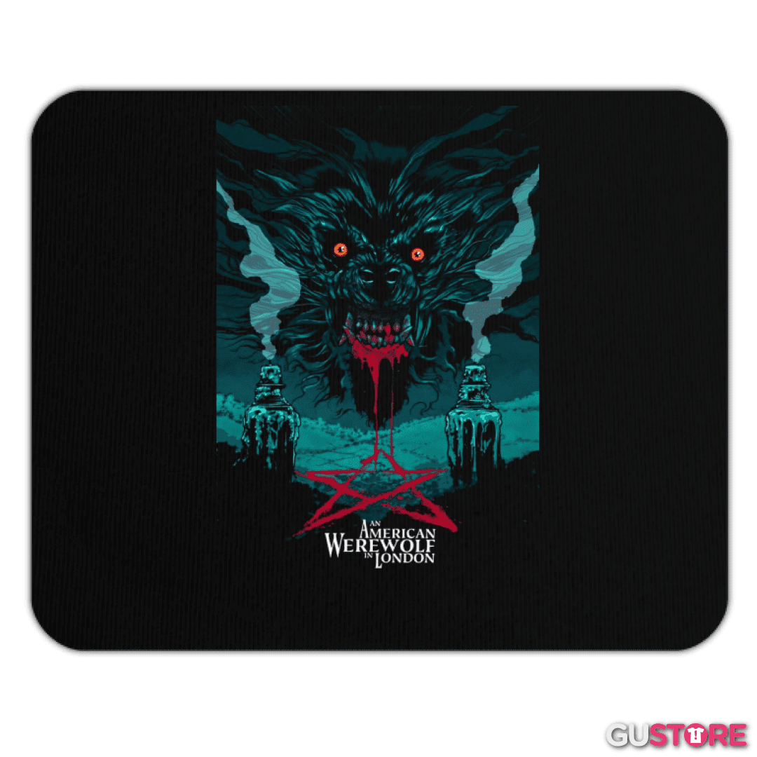 Mousepad Hombre lobo americano en londres