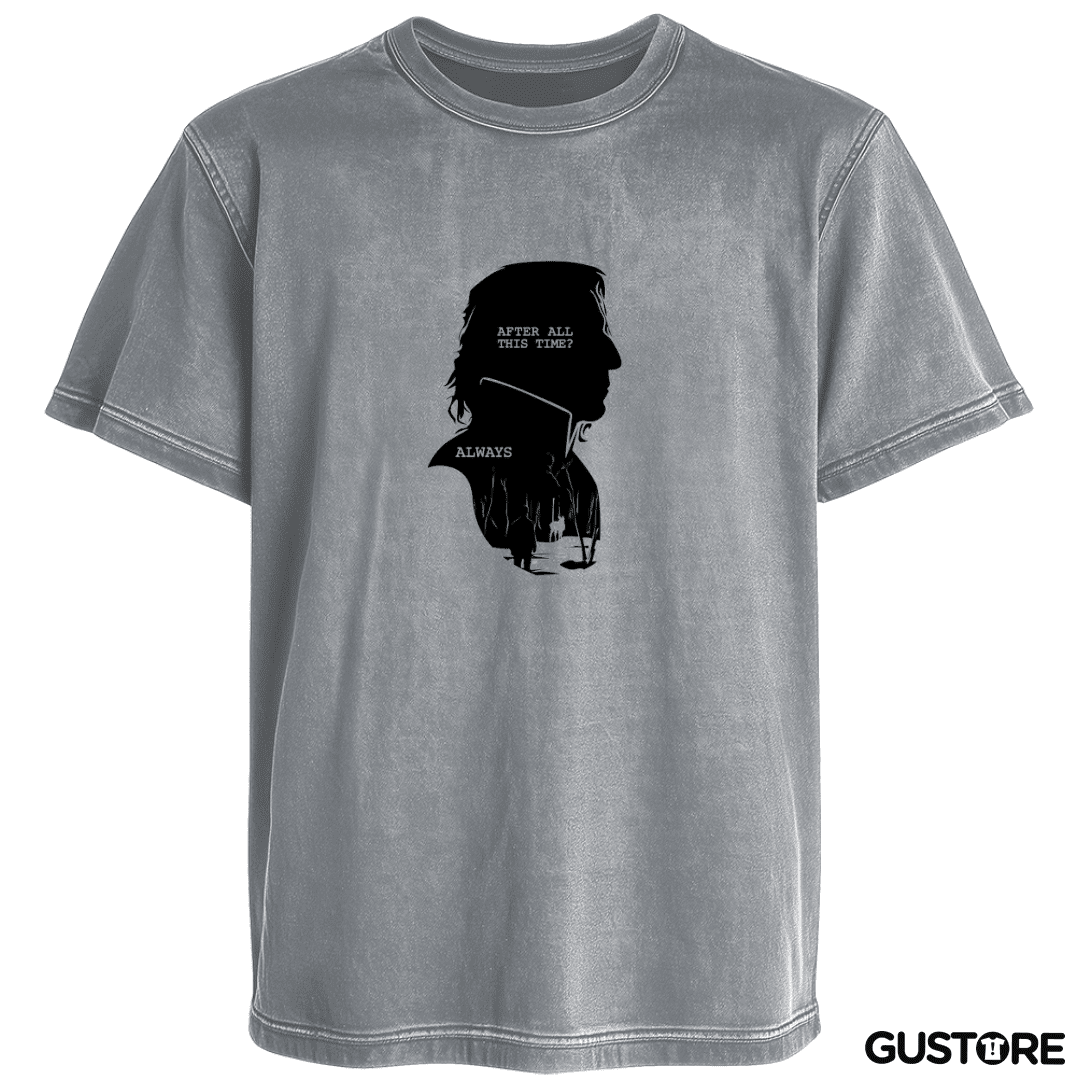 Polera desgastada Snape always