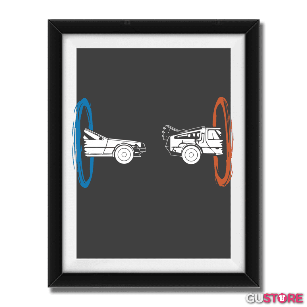 Cuadro decorativo Portal - Delorean