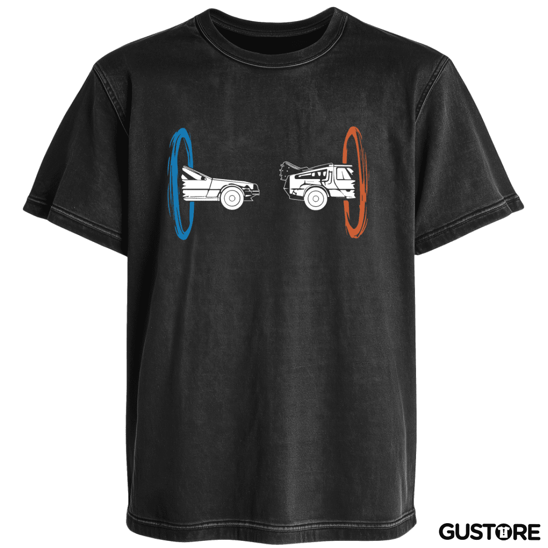 Polera desgastada Portal - Delorean