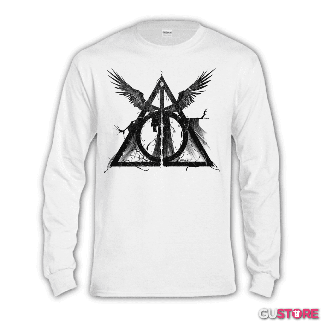 Polera manga larga Reliquias de la muerte