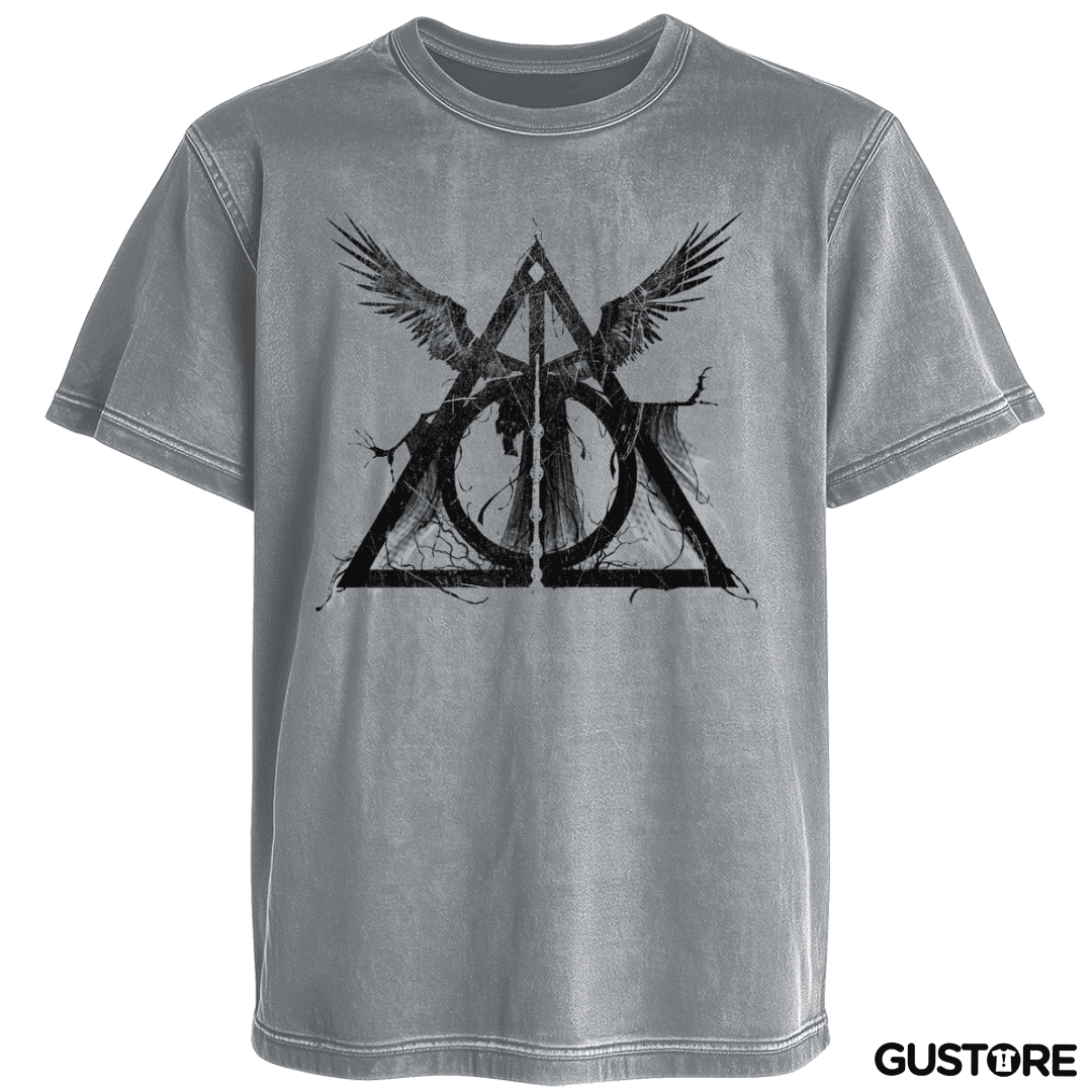 Polera desgastada Reliquias de la muerte