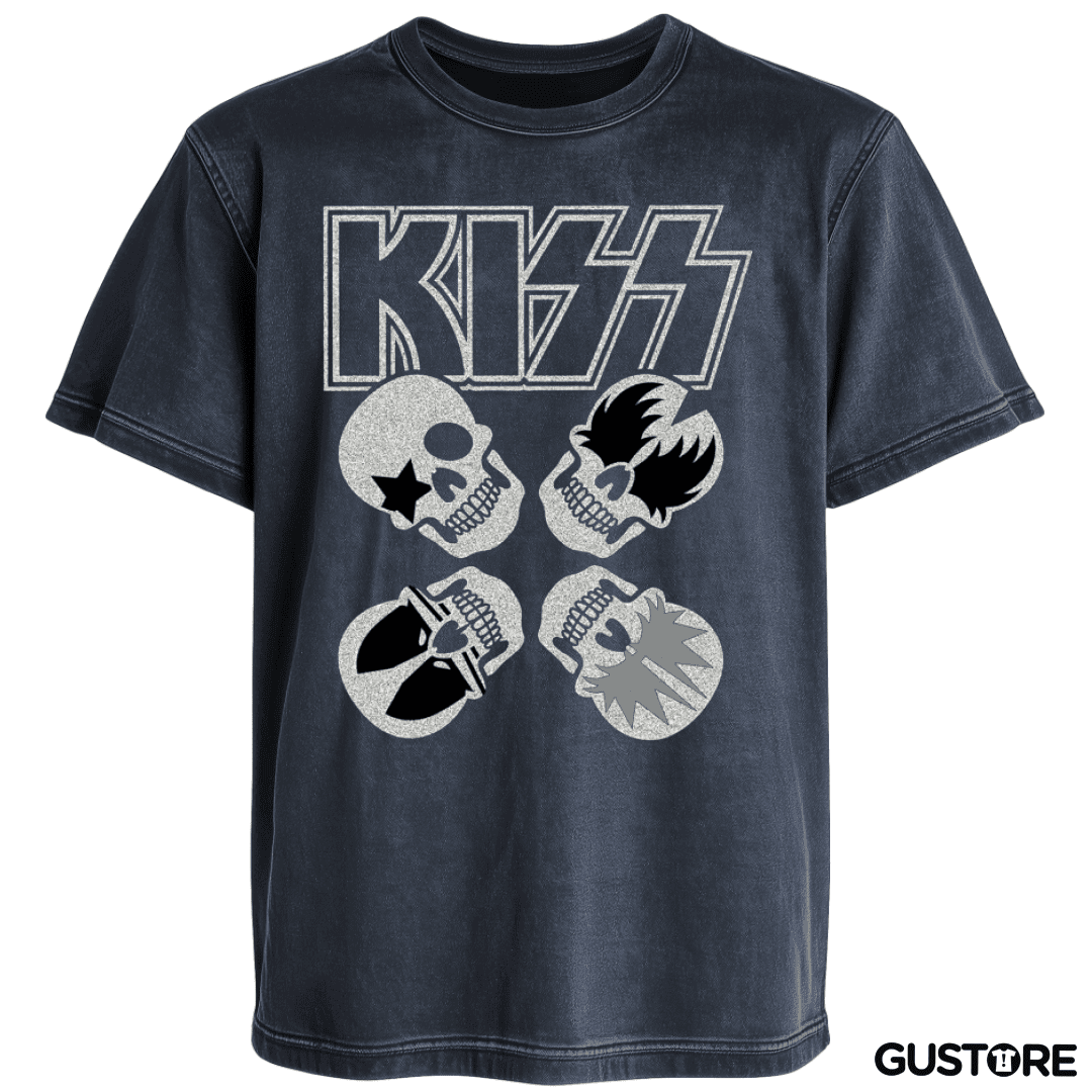 Polera desgastada Kiss